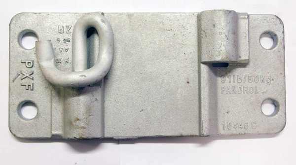 centrifuge galv rail plate