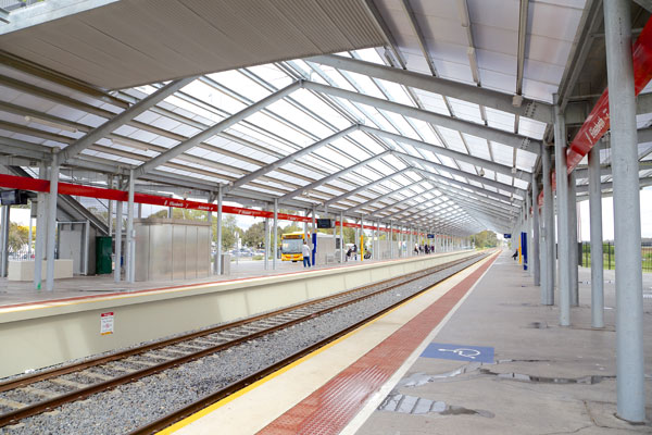 rail station roof